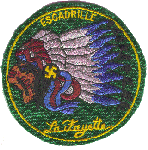 Ecusson de l'escadrille La Fayette