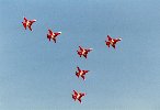 La Patrouille Suisse en pleine action