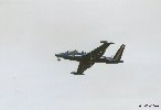 Un Fouga Magister aux couleurs de la Patrouille de France