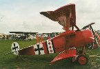 L'avion de Satanas et Diabolo dans l'Escadrille Infernale ? Non, le Foker DR1 du Baron Rouge