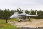 Arriv&eacute;e du F/A-18