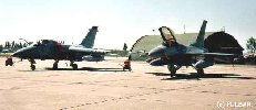 AMX protg par un F-16... A moins que ce ne soit l'inverse :-)